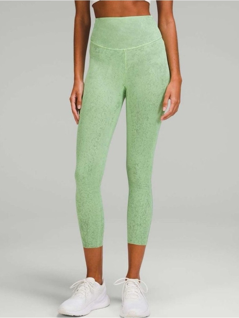 Lululemon High-Rise Base Pace Leggings in City Grit Green Multi